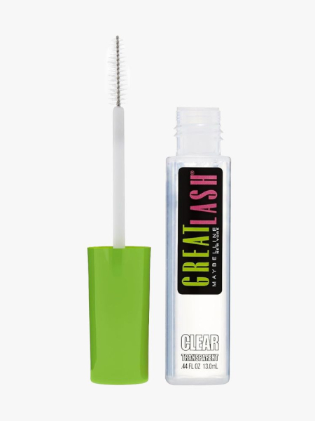 Maybelline Great Lash Clear Mascara in branded component on a light gray background