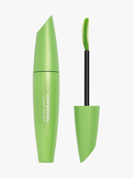 CoverGirl Clump Crusher Extension Mascara in branded component on a light gray background